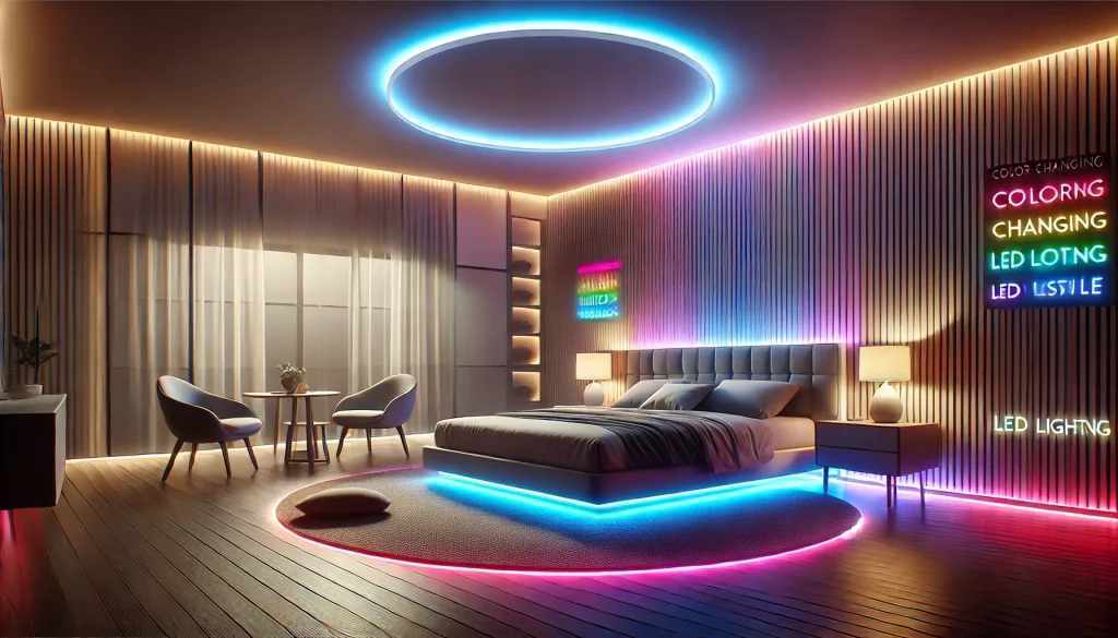 Bedroom With LED Lights Ideas - 06