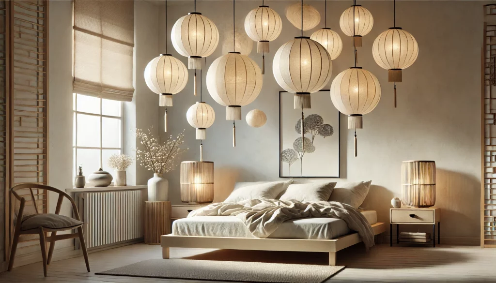 Bedroom With Paper Lanterns Ideas - 04