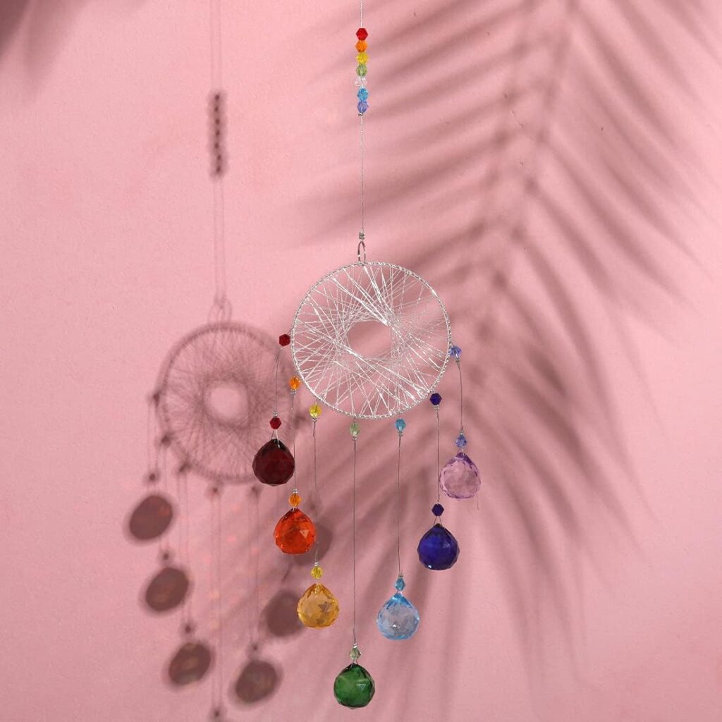 Colorful Crystals Suncatcher Vibrant Ornament 4