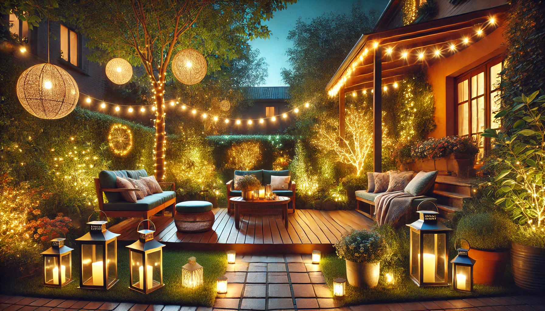 The Secret To A Stunning Garden Solar Waterproof Lights in Action