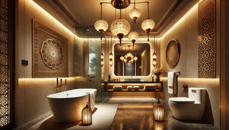 Exotic Light Ideas for Bathroom