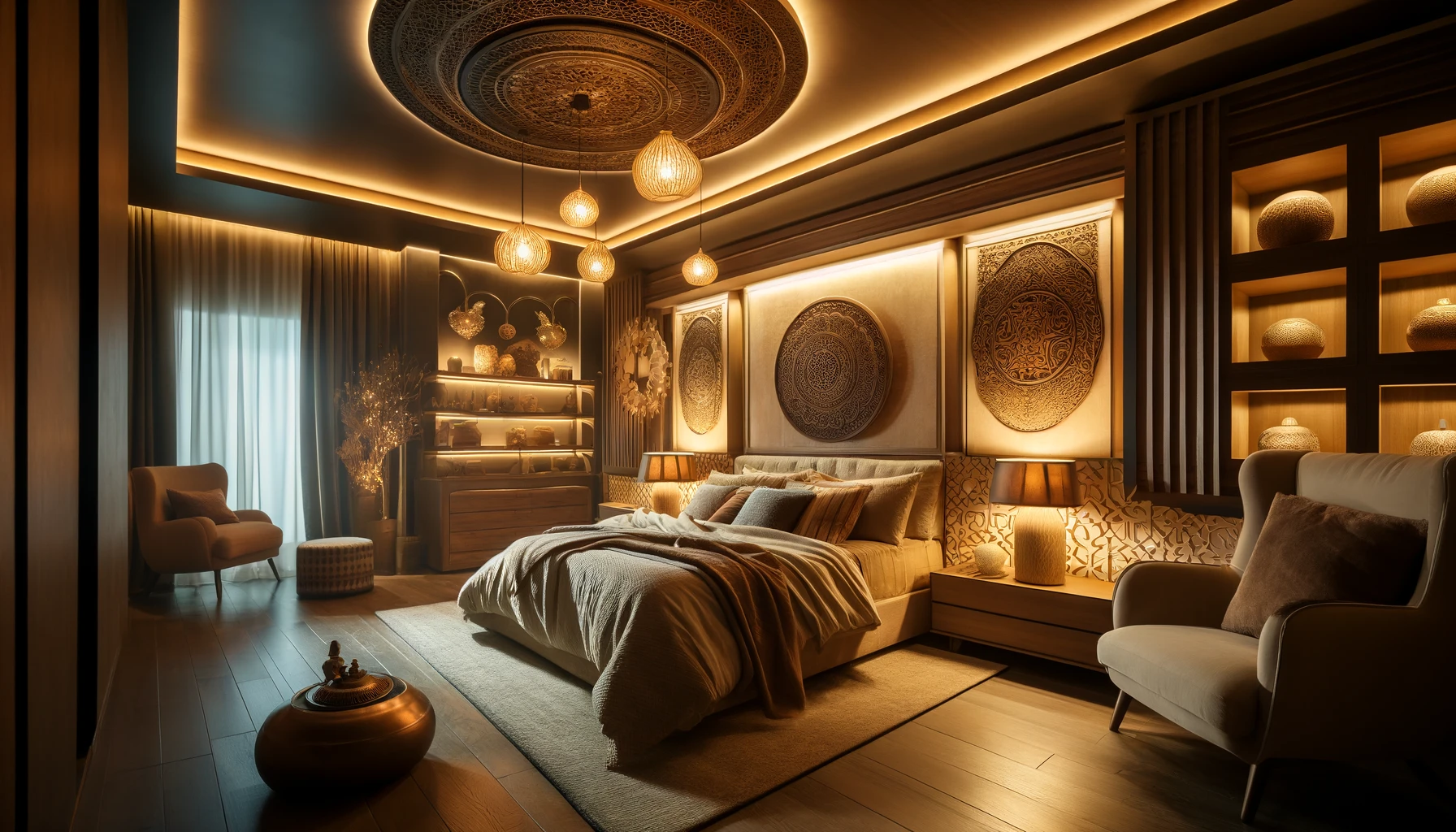 Exotic Light Ideas for Bedroom