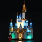 ExoticLightsia Light Kit For Mini Disney Castle 40478-1