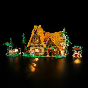 ExoticLightsia Light Kit For Snow White and the Seven Dwarfs' Cottage 43242-1