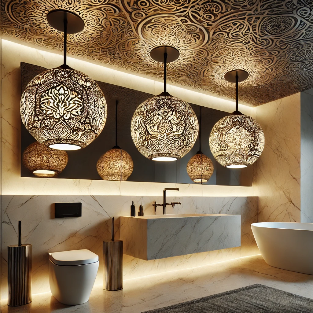 Haven Exotic Ceiling Bathroom Lights Ideas - 04