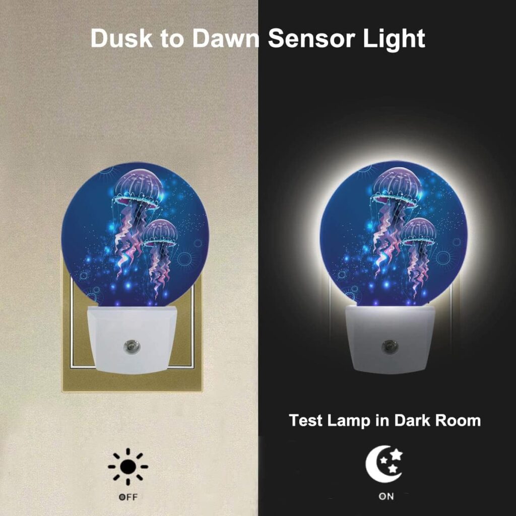 Jellyfish Night Light Decorative Aquatic Design 1