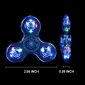 LED Fidget Spinners blue dimension