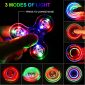 LED Fidget Spinners purple light mode