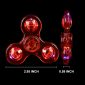 LED Fidget Spinners red dimension