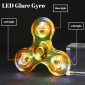 LED Fidget Spinners yellow detail