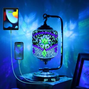 Moroccan-Inspired Mosaic Table Lamp Adds Sophistication 1