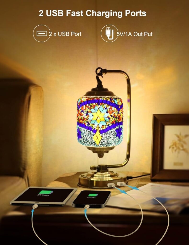 Moroccan-Inspired Mosaic Table Lamp Adds Sophistication 4