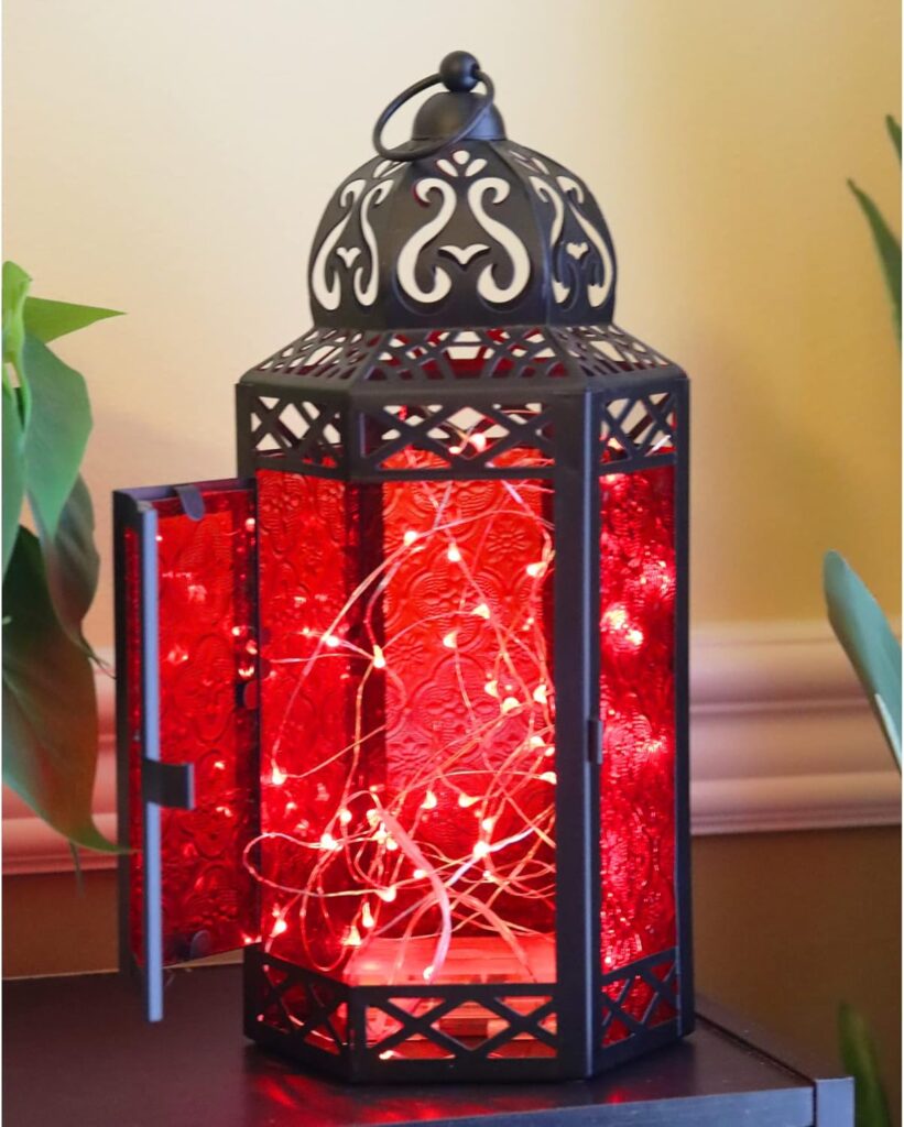 Moroccan Lanterns Decorative Black Metal Design 1