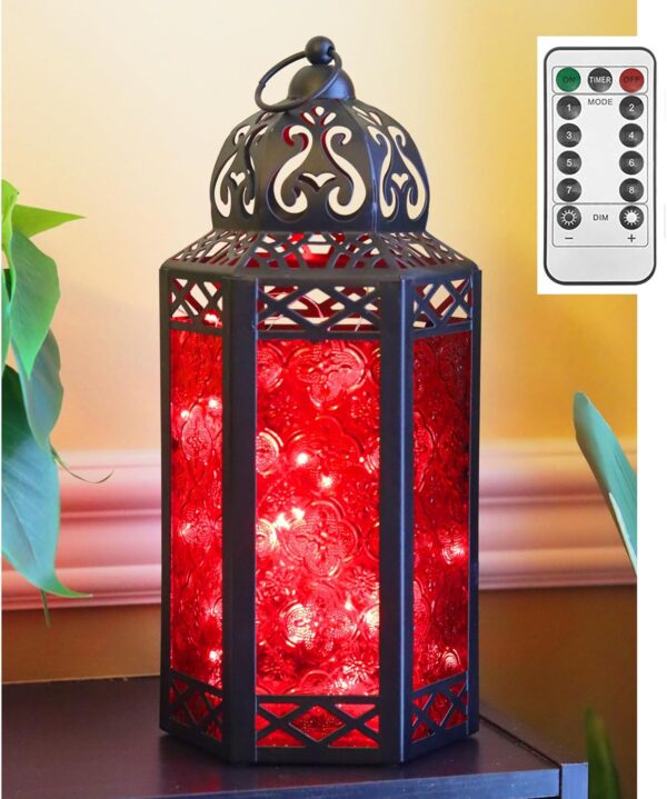 Moroccan Lanterns Decorative Black Metal Design