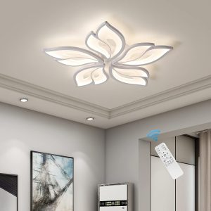 Remote Control Modern Dimmable LED Light Fixture