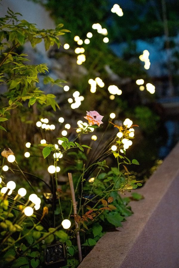 Solar Waterproof Swaying Lights Garden Decor3