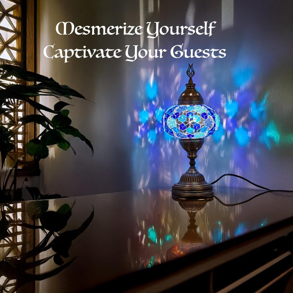 Turkish Mosaic Lamp Vibrant Decorative Lighting 3
