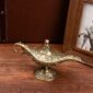 Vintage Genie Lamp Bronze Decorative Design 3