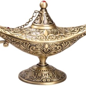 Vintage Genie Lamp Bronze Decorative Design