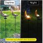 Waterproof Solar Powered Antique Brass Garden Lights automatic